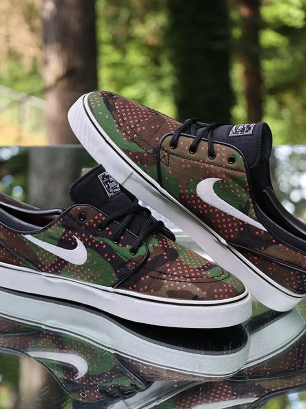 Nike Zoom Stefan Janoski Canvas Camo Polka Dot